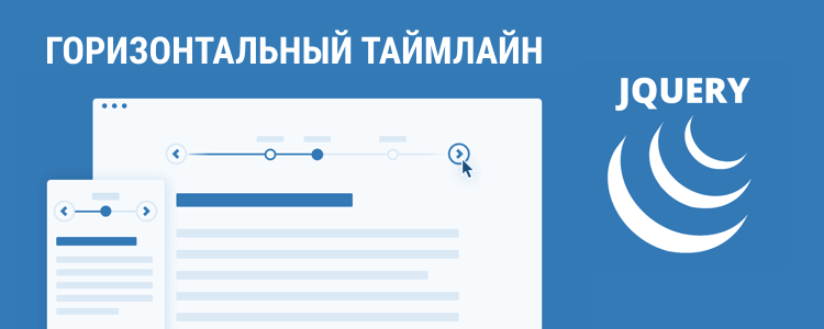 Горизонтальный таймлайн