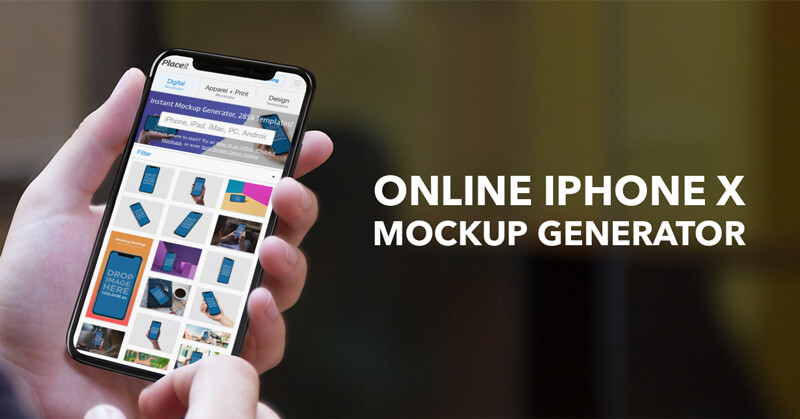 Iphone X Mockup Generator Optimised
