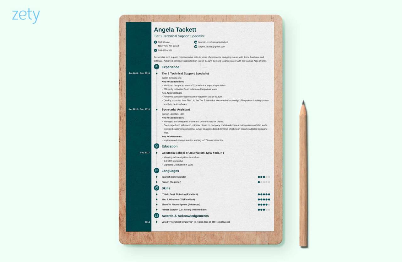 simple resume