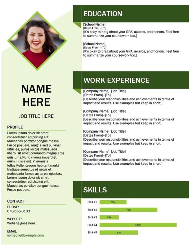 green cube resume