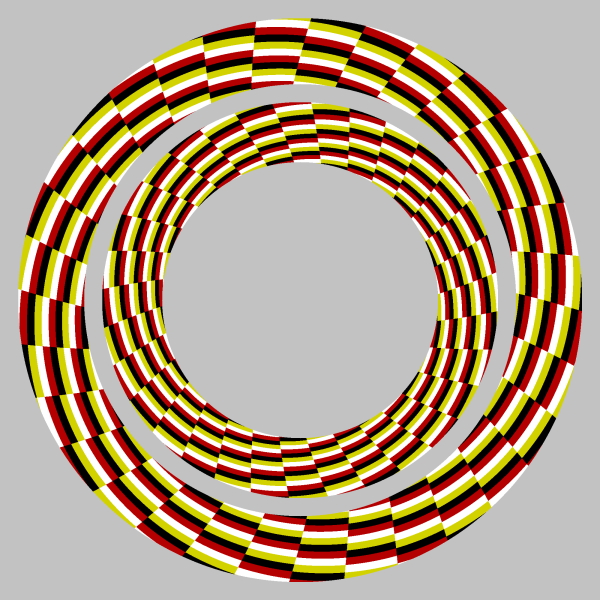 оптические иллюзии: кольца