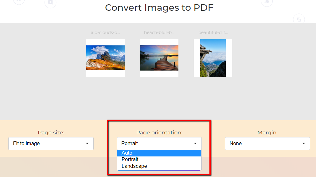 DeftPDF convert PNG to PDF