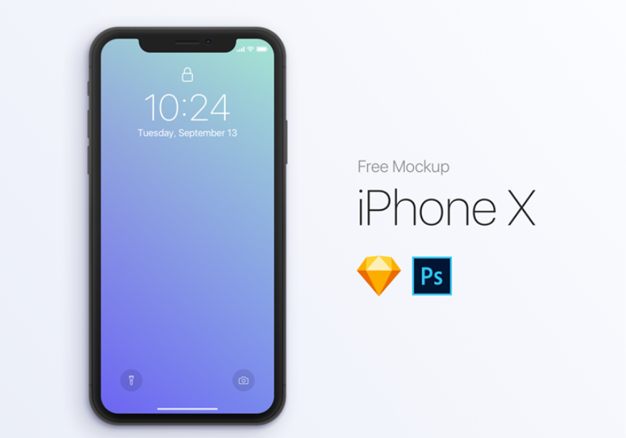 3. [FREE] iPhone X Mockup