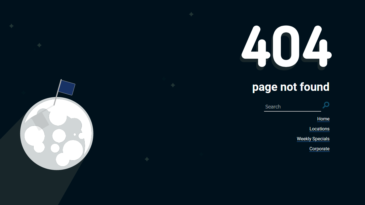Demo image: 404 Not Found