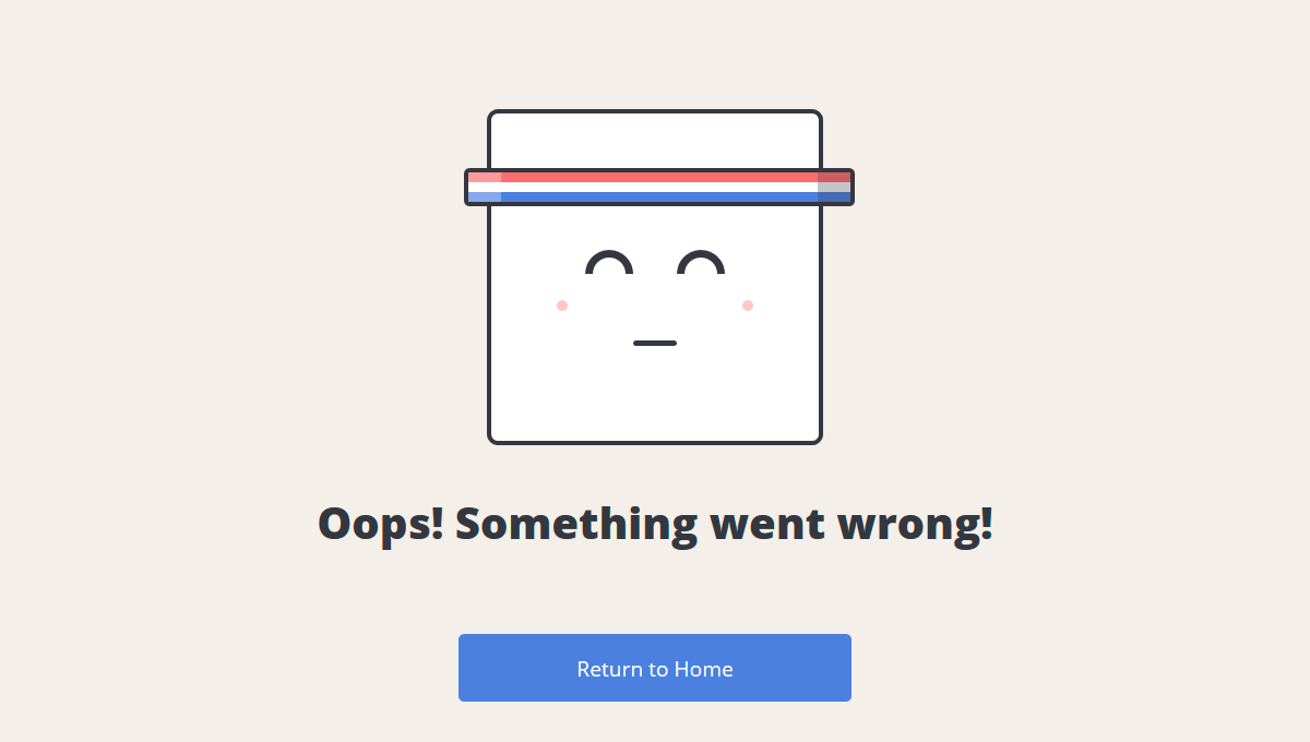 Demo image: 404 Page Template