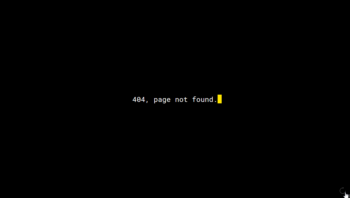 404 Typed Message - GIF Demo