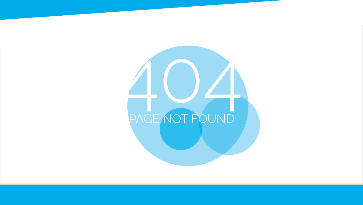 Demo image: Simple Pure CSS3 404 Error Page