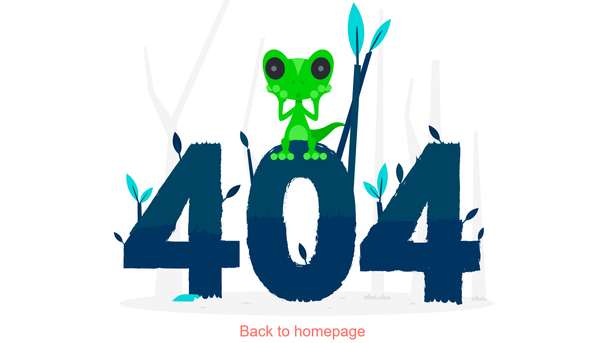 Demo image: 404 Frog