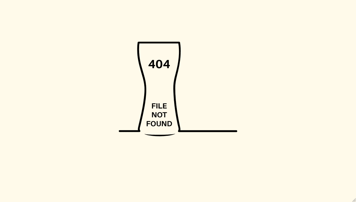 Beer 404 Page - GIF Demo