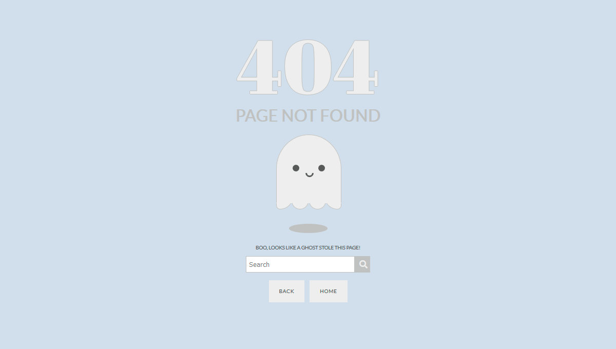 Demo image: UI 404 Page