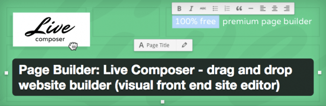 live composer page builder конструктор