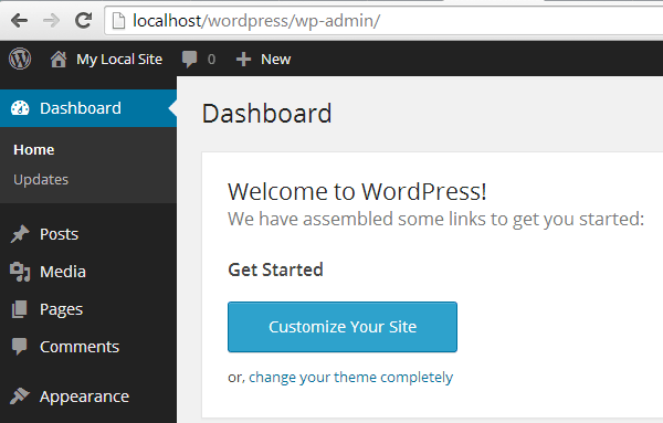 Установка WordPress на локальный компьютер с помощью XAMPP