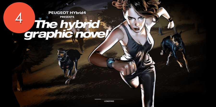 4 место: Peugeot Hybrid4 — Graphic Novel