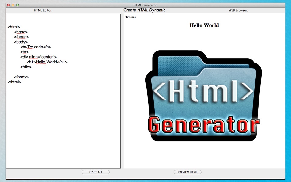 Html generator. Quiz html Generator.