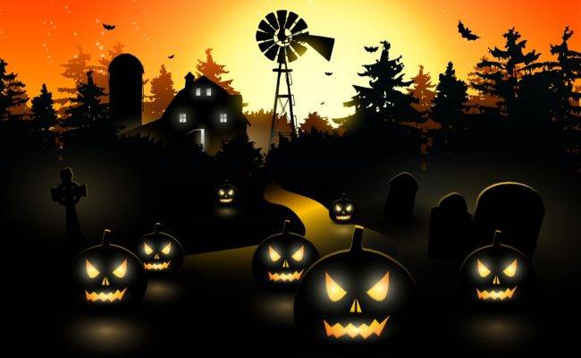 Страшные и мрачные картинки на Хэллоуин
