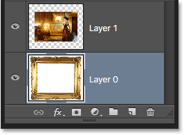 The Background layer has been renamed Layer 0. Image © 2016 Photoshop Essentials.com