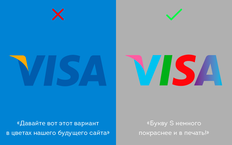 Изображение шутка логотип виза