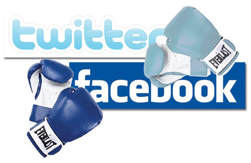 Твиттер против Фейсбука