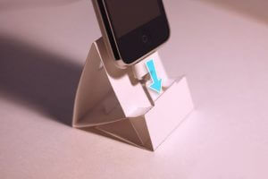 Подставка оригами для телефона