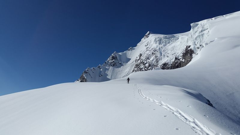 mountains, snow, winter, 4k (horizontal)