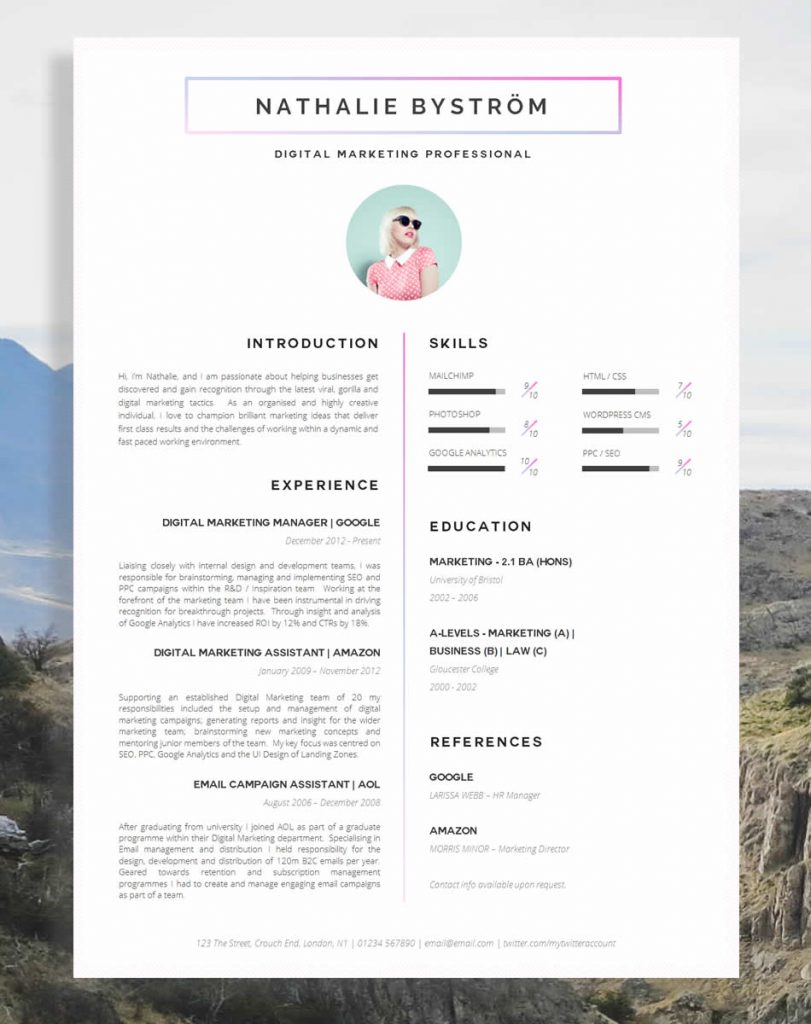 Creative CV Template