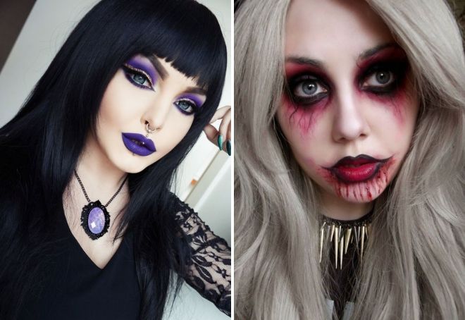 макияж ведьмы на хэллоуин