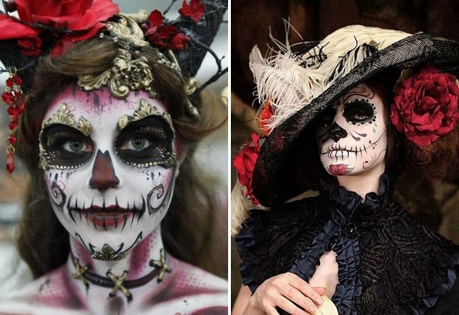 мексиканский макияж на хэллоуин