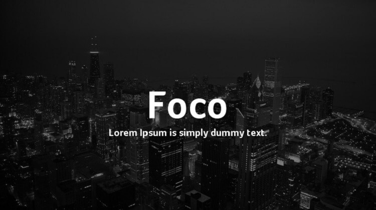 Foco Font