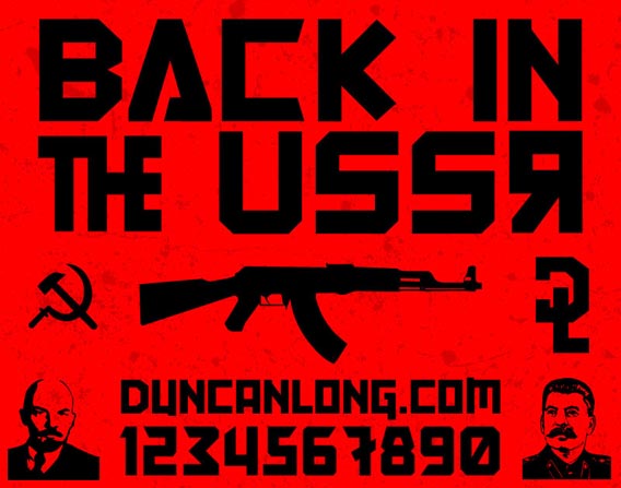 Back-In-The-USSR 61 Free Russian Fonts Available For Download