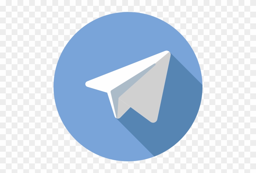 Телеграм лого на белом фоне